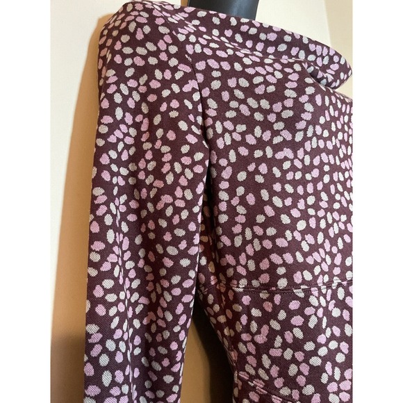 Royal Robbin’s Knit Midi Dress Cowlneck Size Medium Mauve 3/4 sleeve - Picture 5 of 8